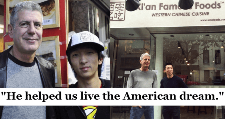 Xi’an Famous Foods’ CEO Pays Tribute Anthony Bourdain in Touching Instagram Post