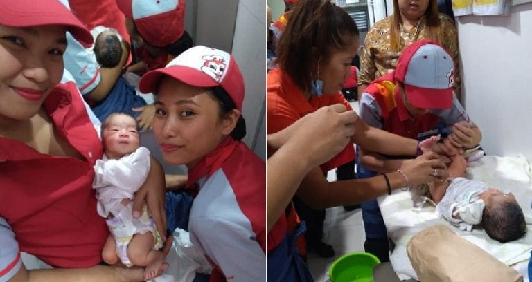 Jollibee Supervisor Breastfeeds Abandoned Newborn Found Outside Store