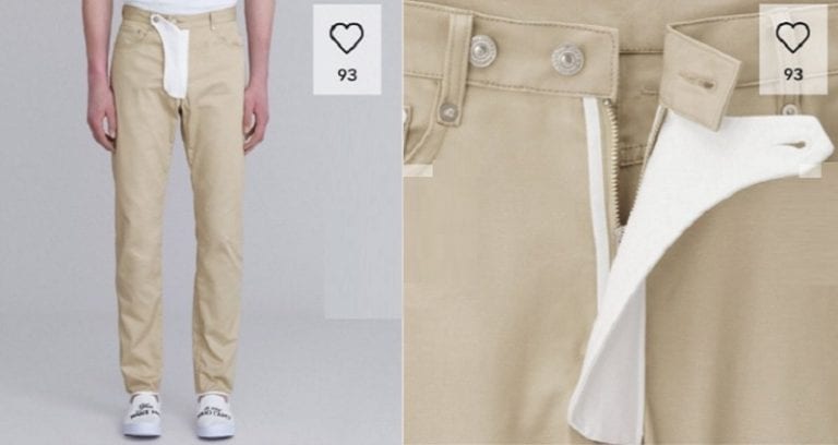 New Men’s Pants from Uniqlo Brand Totally Doesn’t Want You to Look at the Crotch