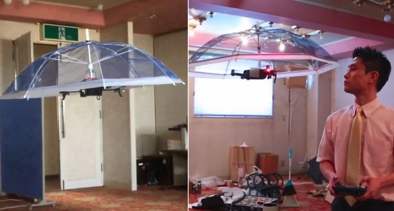 Golf Courses in Japan Will Soon Have AI Drone Umbrellas Floating Over People