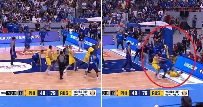 Massive Fight Erupts During World Cup Basketball Game Between Philippines and Australia