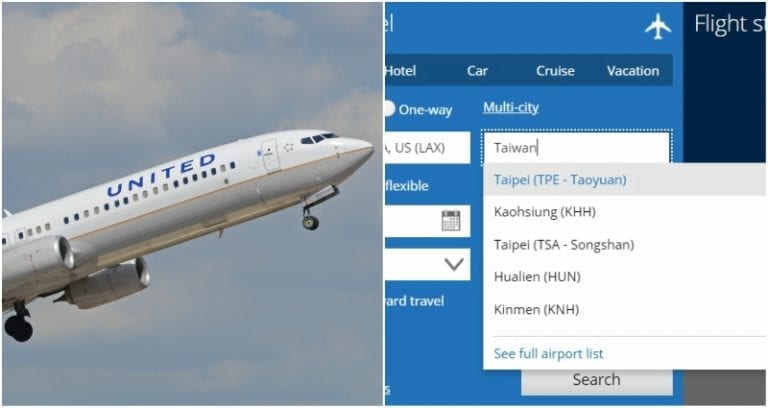 U.S. Airlines Cave on China’s Demands to Rename Taiwan on Websites