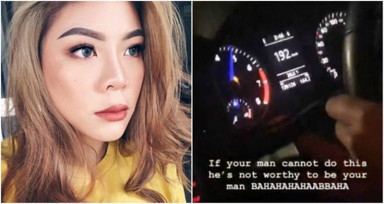 Singaporean Influencer Pushes Driver to Go 120 MPH, Says Men Who Can’t Do It are ‘Not Worthy’