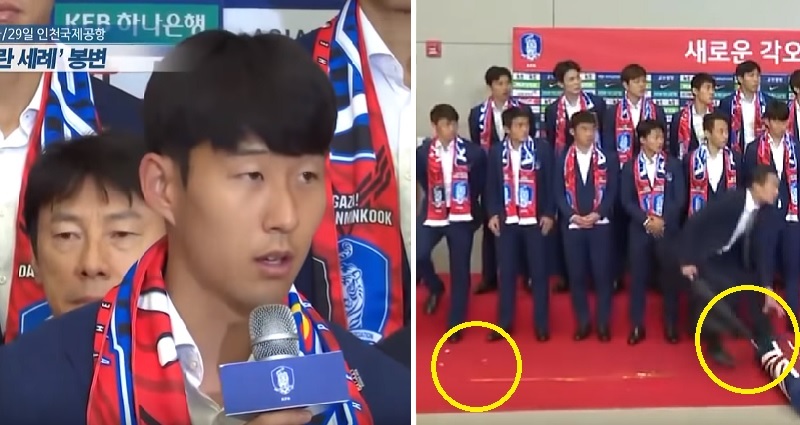 Rude Local Fans Throw Eggs at South Korean Team Coming Back From the World Cup