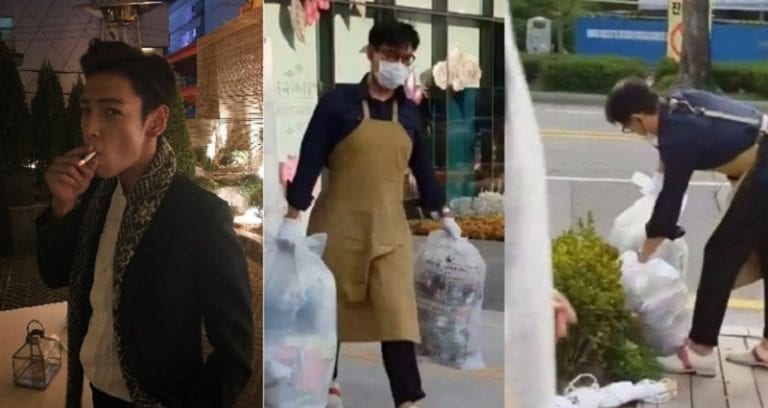BigBang’s T.O.P Attacked By Haters After He’s Caught on Video Taking Out The Trash