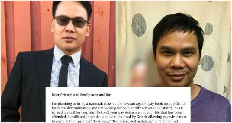 CEO Sues Grindr for Allowing Discrimination Against Asians