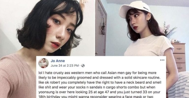 Woman Expertly Destroys ‘Crusty Western Men’ Who Call Asian Men ‘Gay’
