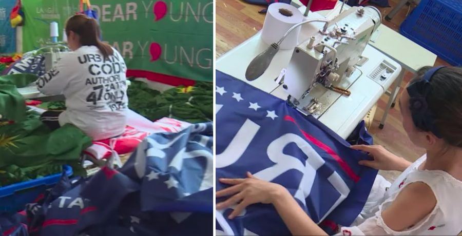 Chinese Factory Makes ‘Trump 2020’ Campaign Flags During US-China Trade War