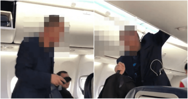 Thief Caught on Camera Stealing Cash From Business Class on Flight to Malaysia
