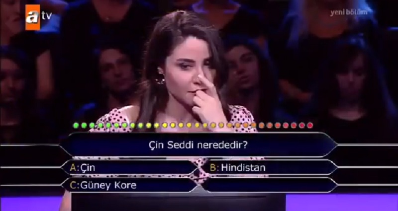 Contestant Bashed Online For Using 2 Lifelines to Answer ‘Where is the Great Wall of China?’