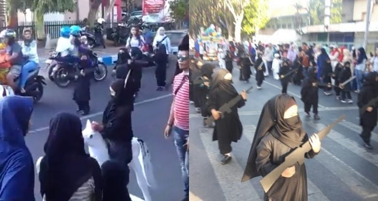 Indonesian School Apologizes for Dressing Up Kids With Guns for Holiday Parade
