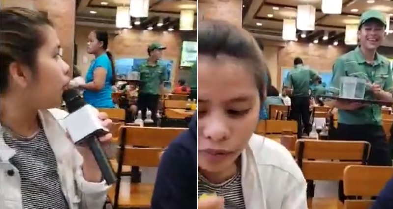 Filipina Woman Goes Viral after Bringing Own Microphone to Restaurant to Call for Extra Rice