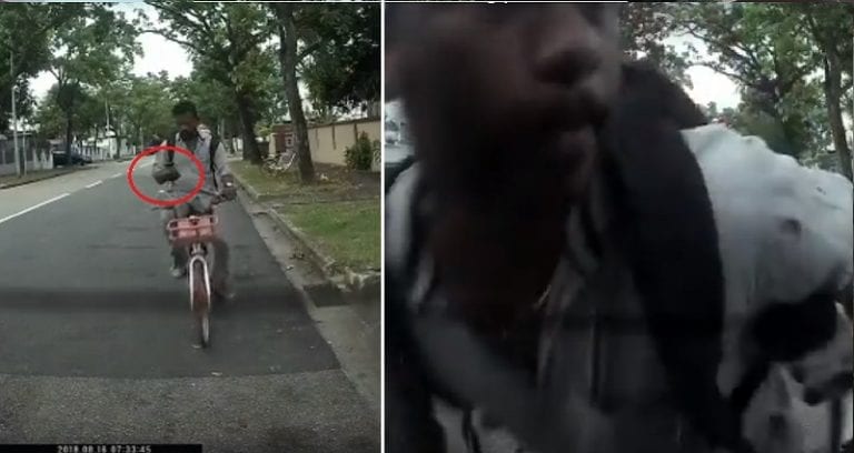 Distracted Cyclist on His Phone Face-Plants into a Parked Car