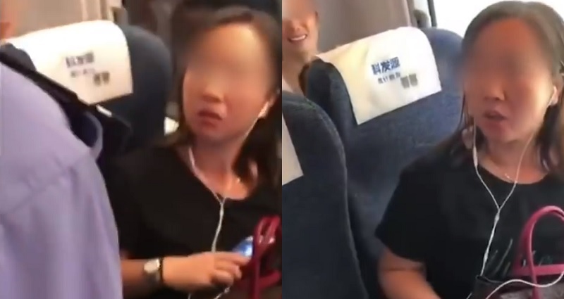 Woman in China Gets into Heated Argument with Attendants After Taking Someone Else’s Train Seat
