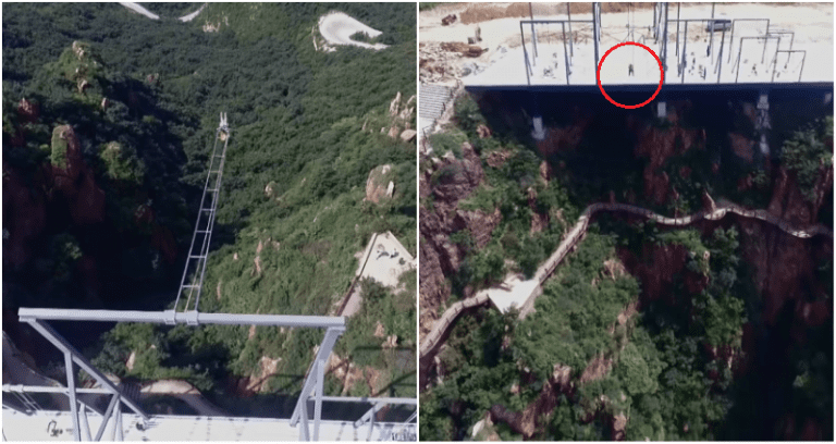 China’s New Swing Above a 1,000-Foot Cliff is Only For Daredevils