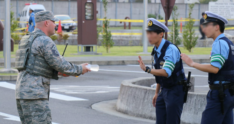 Japanese Police Refuse Kind Offer of Water From U.S. Airman to Stay ‘Professional’