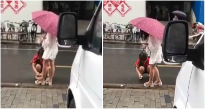 Woman Orders Mother to Clean Her Feet, Yells ‘They’re Not Clean Enough!’