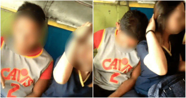 Jeepney Passenger Filmed Trying to ‘Sleep’ on a Woman’s Shoulder Goes Viral