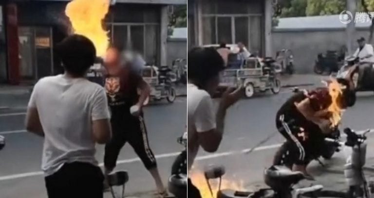 Teen Accidentally Sets His Face on Fire After Trying to Impress His Friends