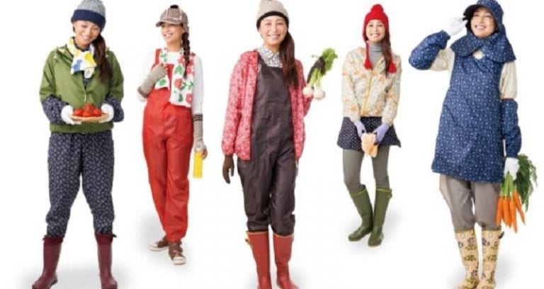 In Japan, Farming Woman Actually Get a Practical Fashion Line