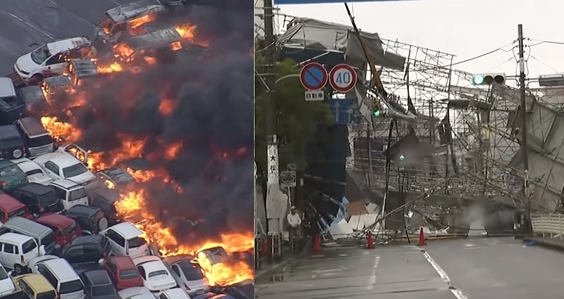 Powerful Typhoon Jebi Leaves Trail of Death and Destruction in Japan