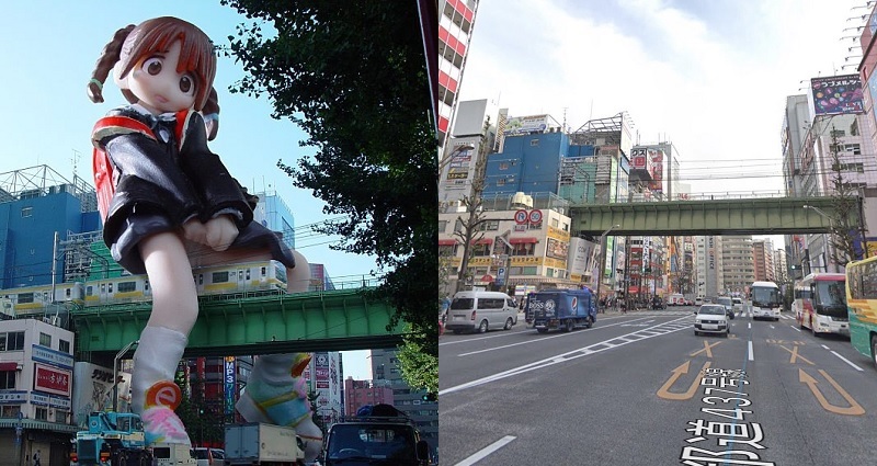 Foreigner's Heart Broken After Told Large Statue in Tokyo's Anime Capital  is Fake 