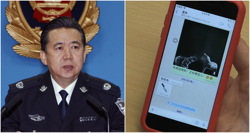 Vanished Interpol President Sent Knife Emoji to Wife After Being Arrested in China