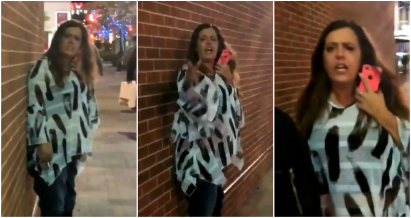 Racist Woman H‌ara‌ss‌e‌s Black and Samoan Men Calling Them ‘N***ers’