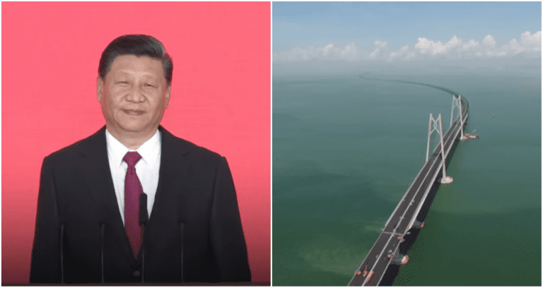 Chinese President Xi Jinping Surprises Crowd With 5-Second Speech for $20 Billion Sea Bridge