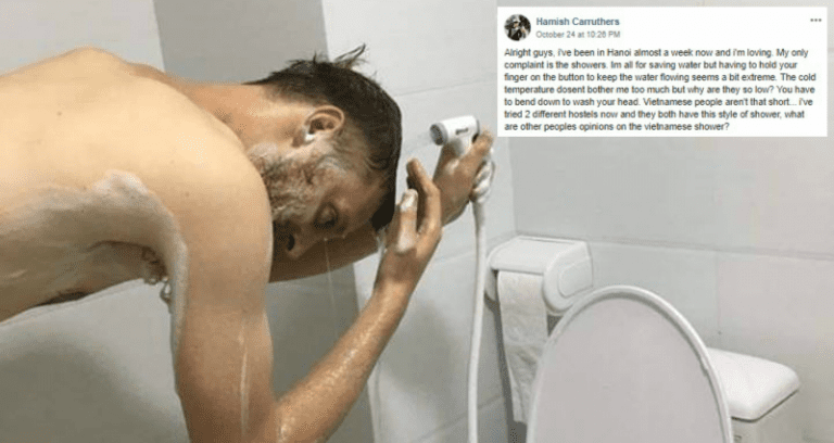 Foreigner Complains About Vietnam’s ‘Showers,’ But It’s Not a Shower