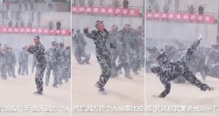 Military Student Goes Viral for Throwing Himself in Judo When Partner Doesn’t Show Up