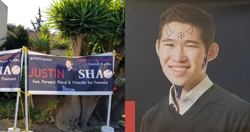 Fremont City Council Candidate’s Campaign Sign Vandalized in ‘Possible Hate Crime’