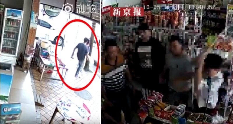 Thugs Beat Up Shop Owner For Scolding Kid Peeing Outside His Store