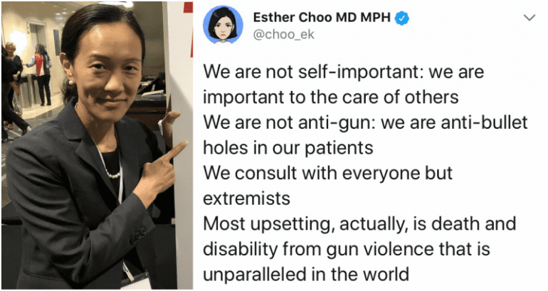 Esther Choo Hits Back at NR‌A for Saying Doctors Should ‘Stay in Their Lane’ About G‌u‌ns