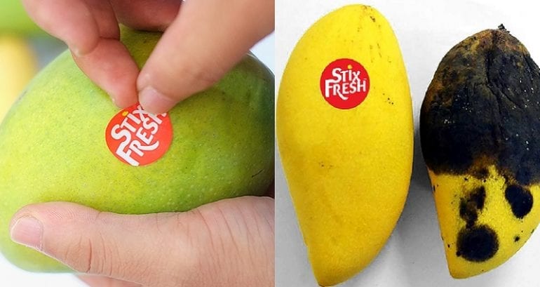 Malaysian Company Invents Sticker That Keeps Fruit Fresh for Up to 2 Weeks