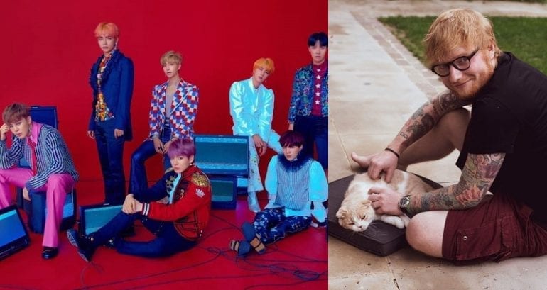 Tweet Teasing Potential BTS and Ed Sheeran Collaboration Makes the Internet Explode