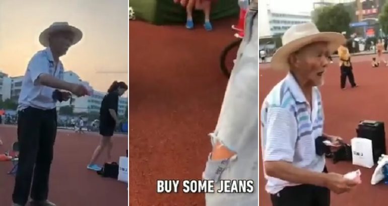 Chinese Grandpa Offers Teen Money to Buy Clothes After Seeing Her Ripped Jeans