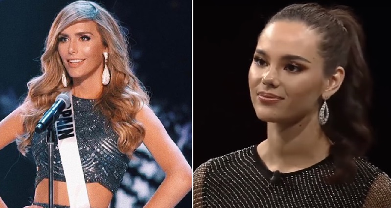 Miss Universe Catriona Gray Stands Up For Transgender Miss Spain in Pageant