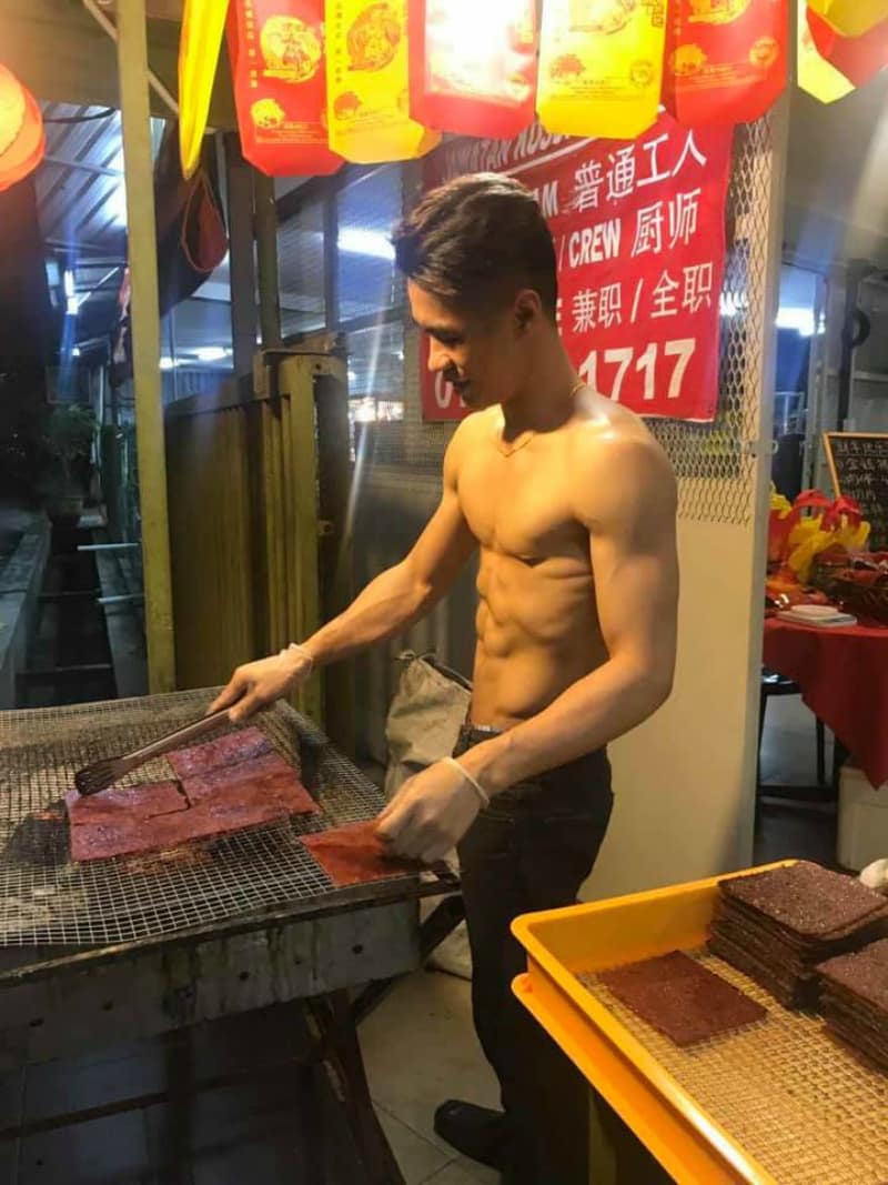 Business is booming for a bak kwa seller on the east coast of Peninsular Malaysia.