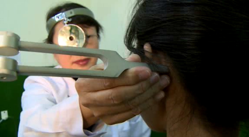 A woman in southeastern China had a waking nightmare when she realized she can no longer hear men’s voices.