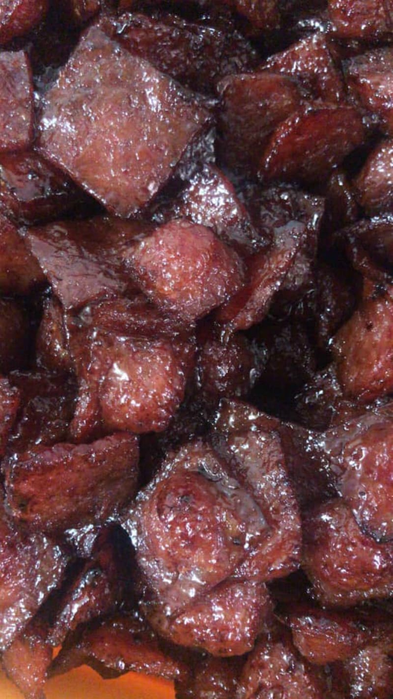 Business is booming for a bak kwa seller on the east coast of Peninsular Malaysia.