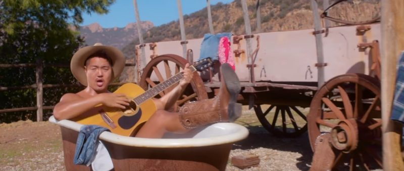 A Filipino-Korean writer, actor and musician from Ohio is the star of a new music video that hilariously weaves gay culture, Asian stereotypes and country music altogether.