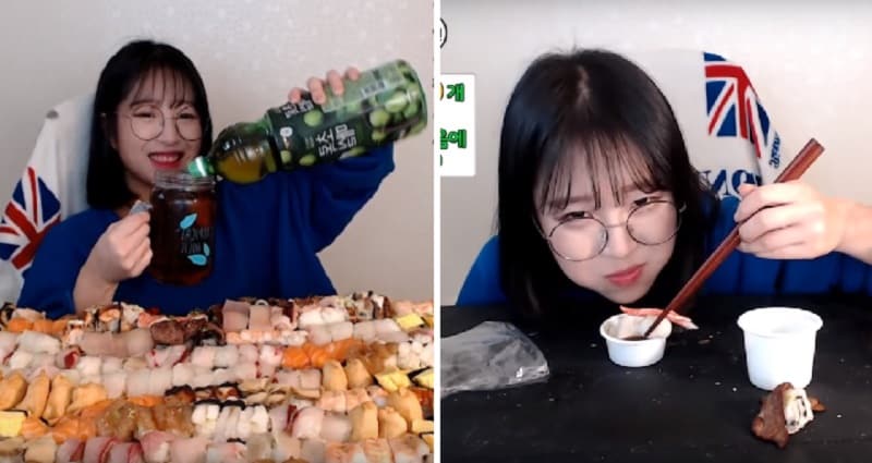 Korean YouTuber Devours 240 Pieces of Sushi in Jaw-Dropping 'Mukbang' Video