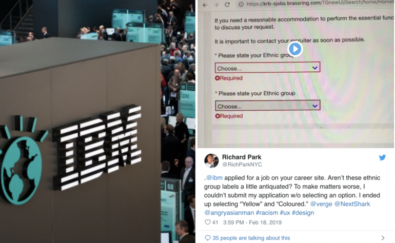 IBM Allegedly Made Job Applicants Choose ‘Yellow’, ‘Mulatto’ and ‘Colored’ as Ethnic Group