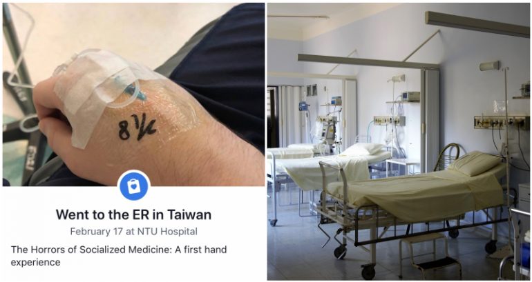 American Man Goes to the E‌‌R‌ in Taiwan, Reveals ‘the Ho‌rr‌or‌s of Socialized Medicine’