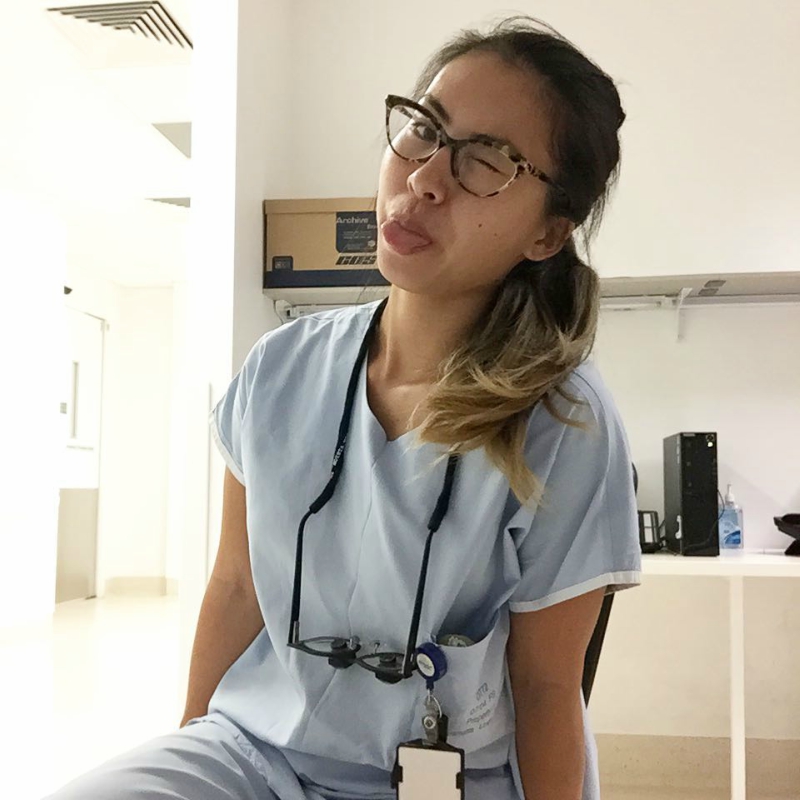 A plastic surgeon in Sydney, Australia has quit her job after months of grueling work that turned her into a patient for six weeks.