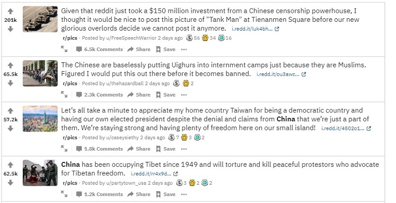 Redditors Protest After Reddit Accepts $150 Million From Chinese ...