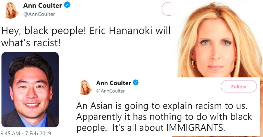 Ann Coulter Attacks Asian Reporter on Twitter Because Apparently Asians Can’t Talk About Racism