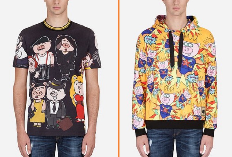 Dolce Gabbana Sparks Controversy in China Again With 1 100 Year of the Pig Shirts