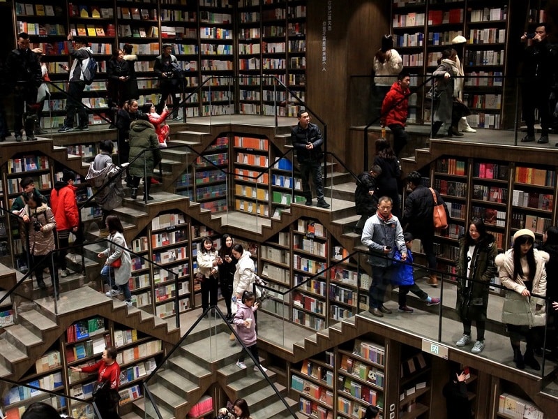 Chongqing, China is welcoming a new store that will surely blow the minds of bookworms.
